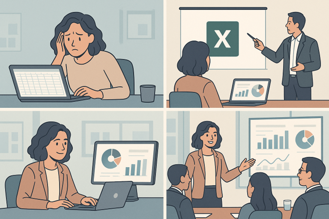 Upskill to retain. Empower Excel users to automate, innovate, and build value—with managers who know how to unleash their team’s potential.